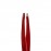 Пинцет для бровей EXPERT 11 TYPE 4r (узкие скошенные кромки), красный