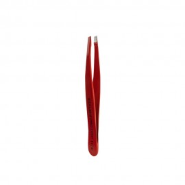 Пинцет для бровей EXPERT 11 TYPE 4r (узкие скошенные кромки), красный