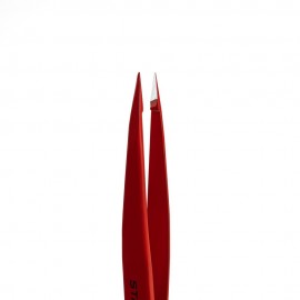 Пинцет для бровей EXPERT 11 TYPE 5r (точечный), красный