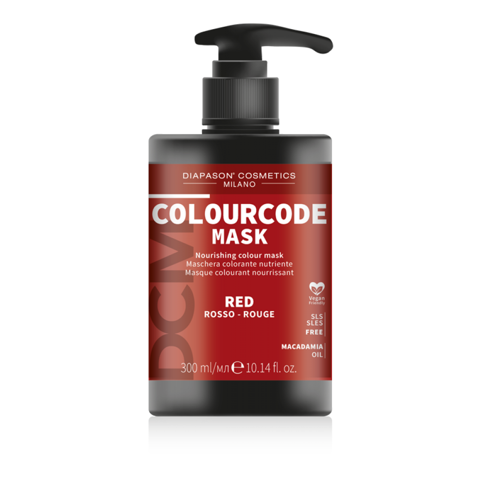 Тонирующая маска DCM Colourcode mask red красная, 300 мл