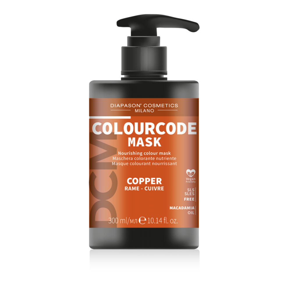 Тонирующая маска DCM Colourcode mask copper медная, 300 мл