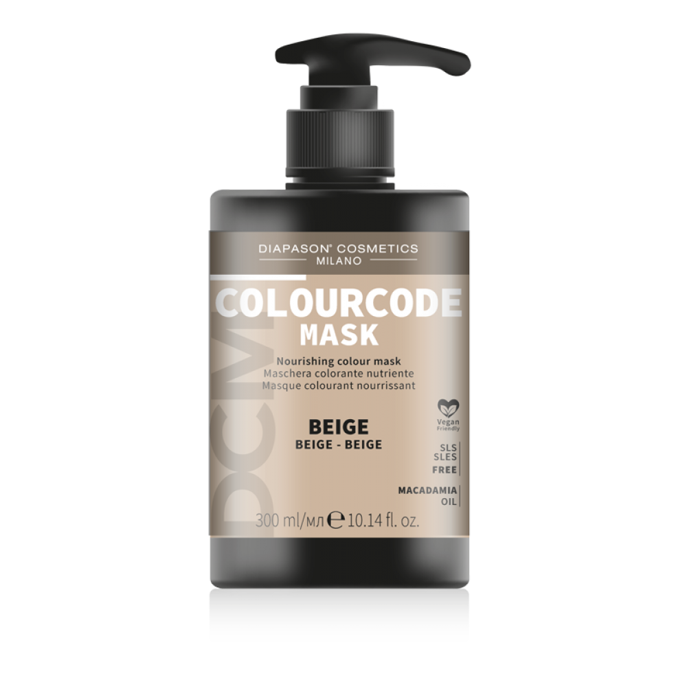 Тонирующая маска DCM Colourcode mask beige бежевая, 300 мл