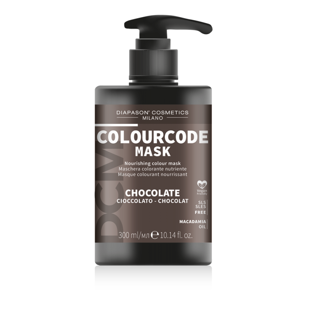 Тонирующая маска DCM Colourcode mask chocolate шоколадная, 300 мл