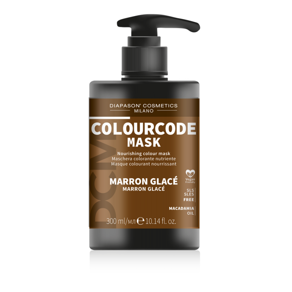 Тонирующая маска DCM Colourcode mask marron glace коричневий сатин, 300 мл