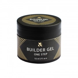 Строительный гель F.O.X One step builder gel Clear, 15 мл
