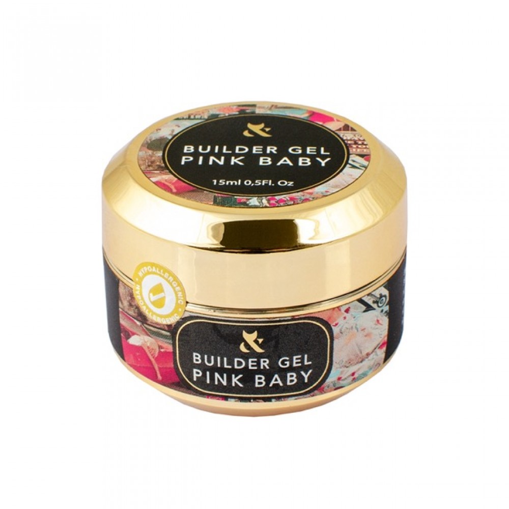 Гель для моделювання F.O.X Builder gel Pink baby, 15 мл