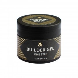 Строительный гель F.O.X One step builder gel Clear, 15 мл