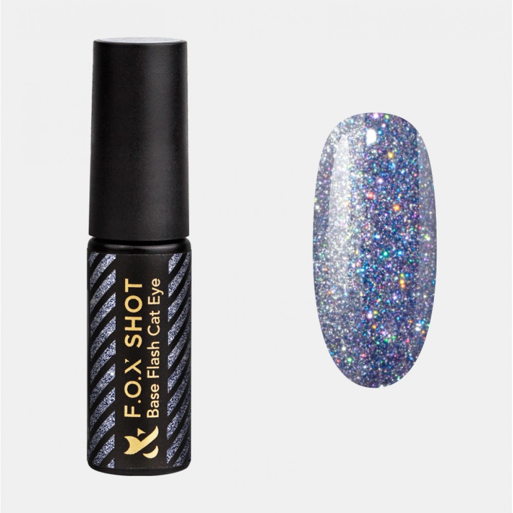 База для гель-лаку F.O.X SHOT Base Flash Cat Eye 003, 5 г