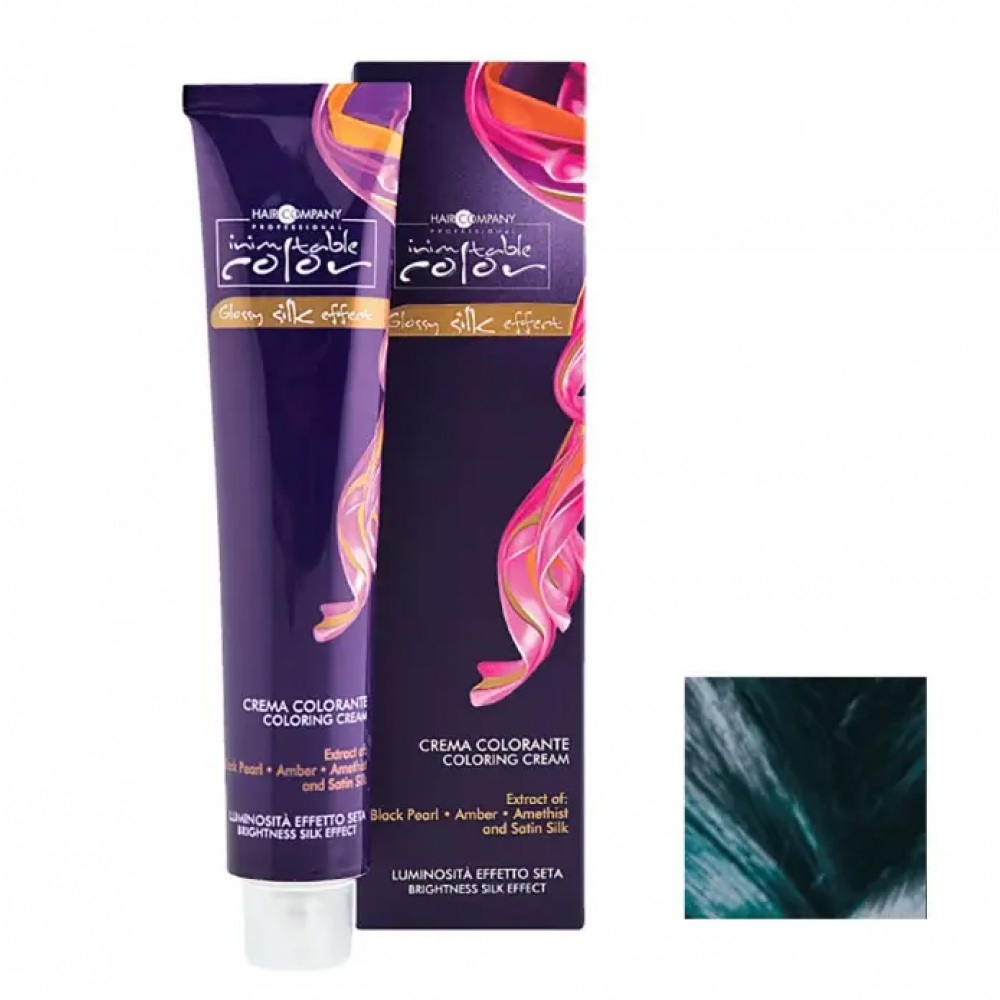 Зеленый океаничный Стойкая крем-краска для волос HAIR COMPANY Inimitable Color Pastel, 100 мл