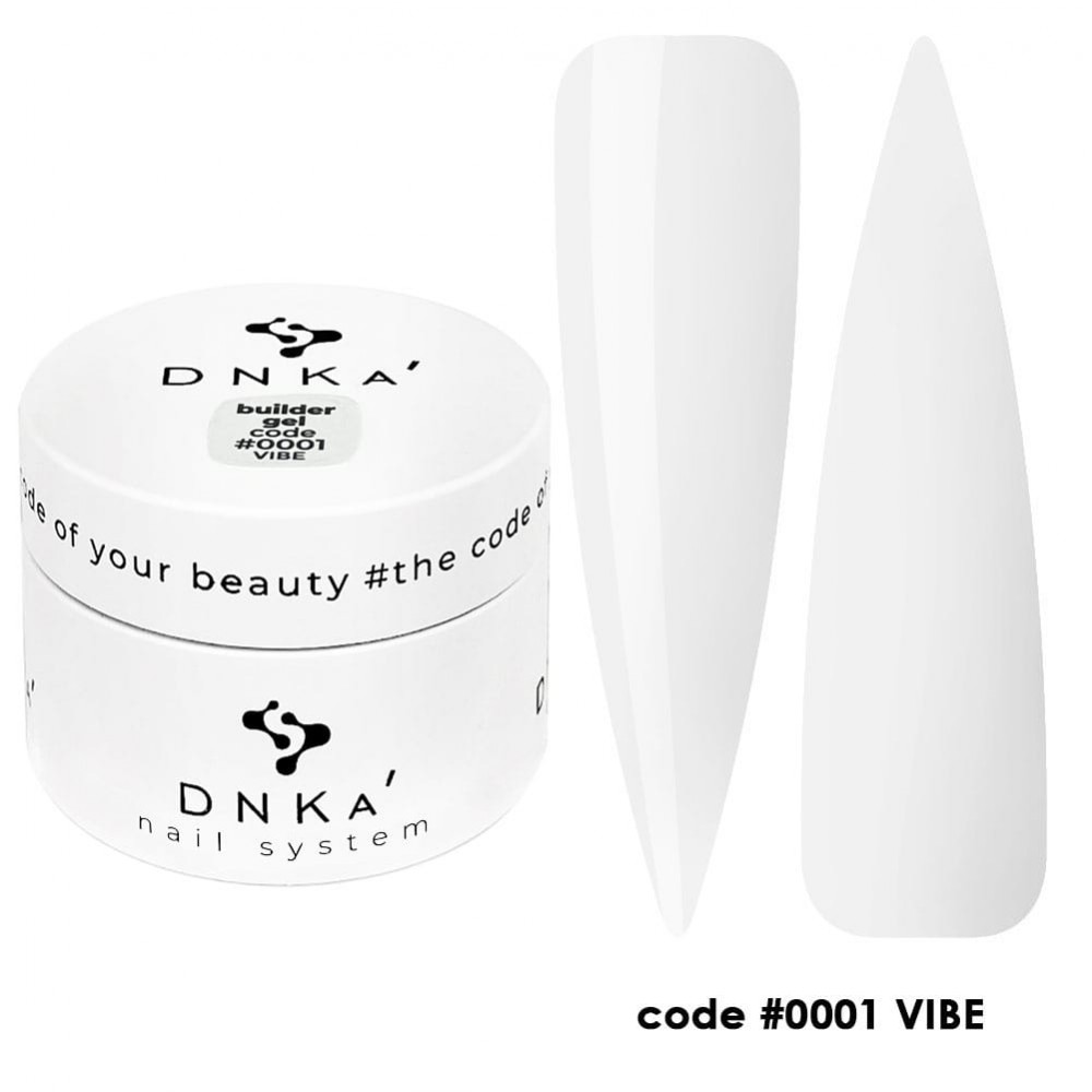 Моделирующий гель Builder Gel DNKa #0001 Vibe, 30 ml