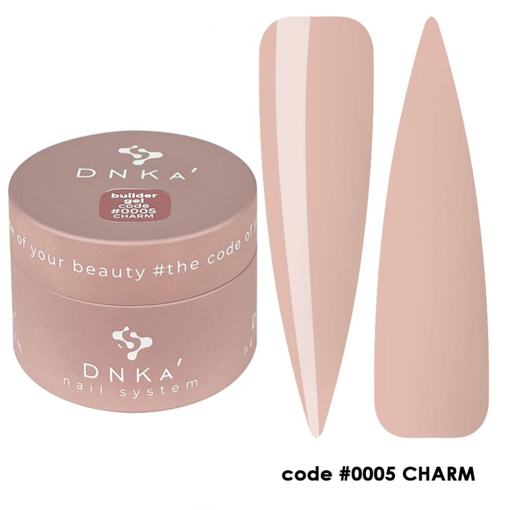 Моделирующий гель Builder Gel DNKa #0005 Charm, 30 ml