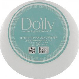 Термолента для окрашивания волос Doily® 0,1х50 м (1 рул) из вспененного полиэтилена, Цвет: белый
