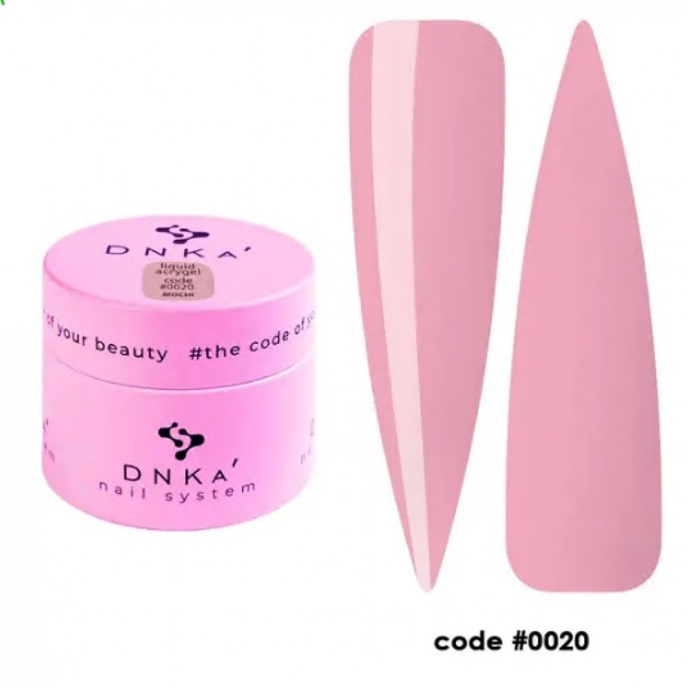 Жидкий гель в банке Liquid Acrygel DNKa, 15 ml #0020 Mochi