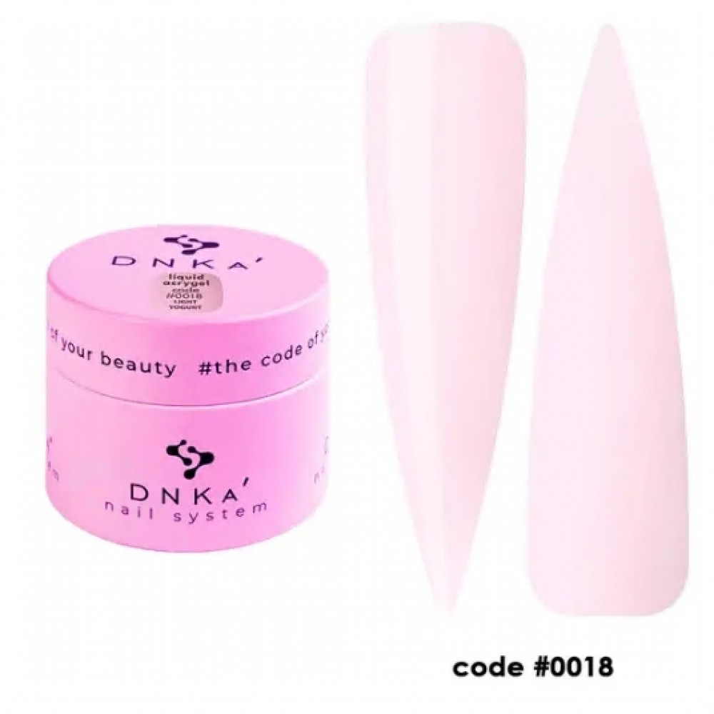 Рідкий гель в банці Liquid Acrygel DNKa, 15 ml #0018 Yogurt