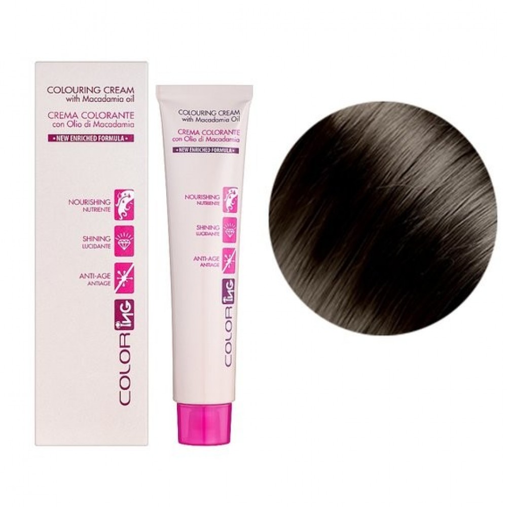 Крем-краска для волос ING Professional Colouring Cream with Macadamia oil 7.003 блондин байя, 60 мл