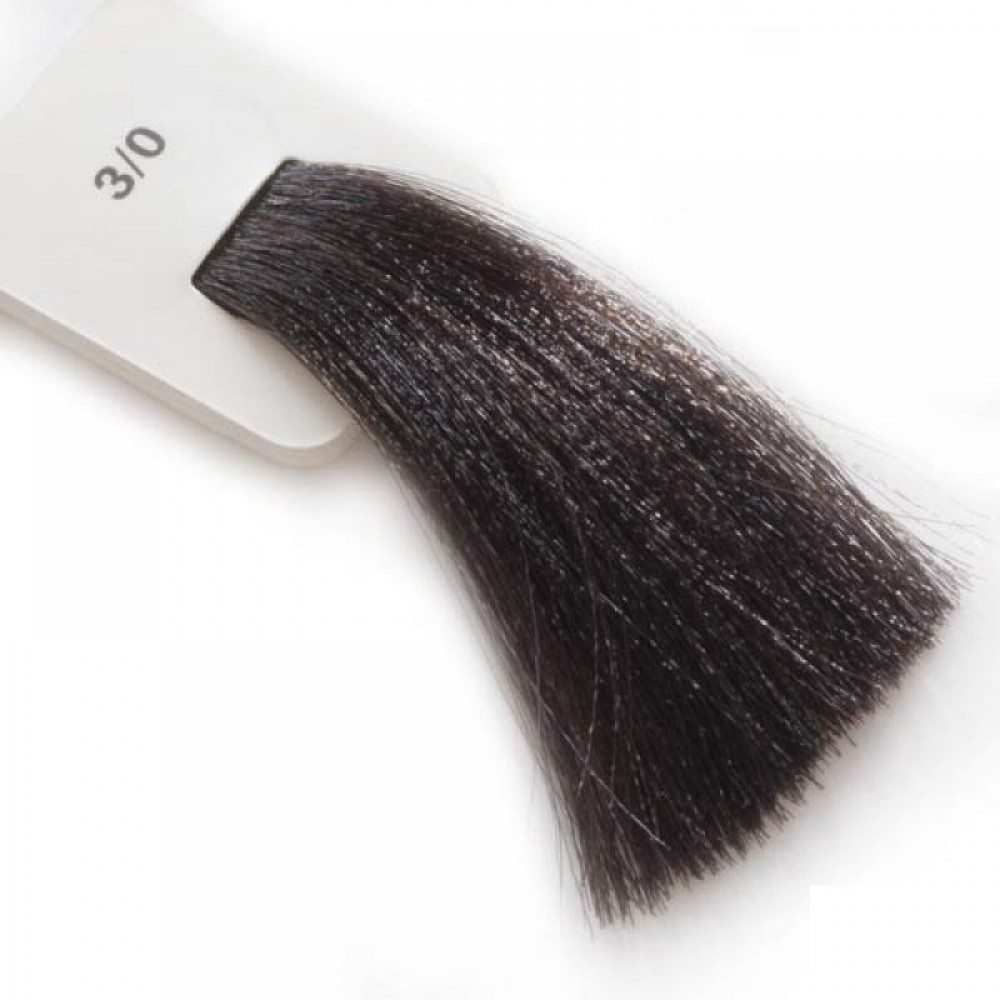 Крем-краска для волос Lisap LK Creamcolor OPC 3/0, темный шатен, 100 мл