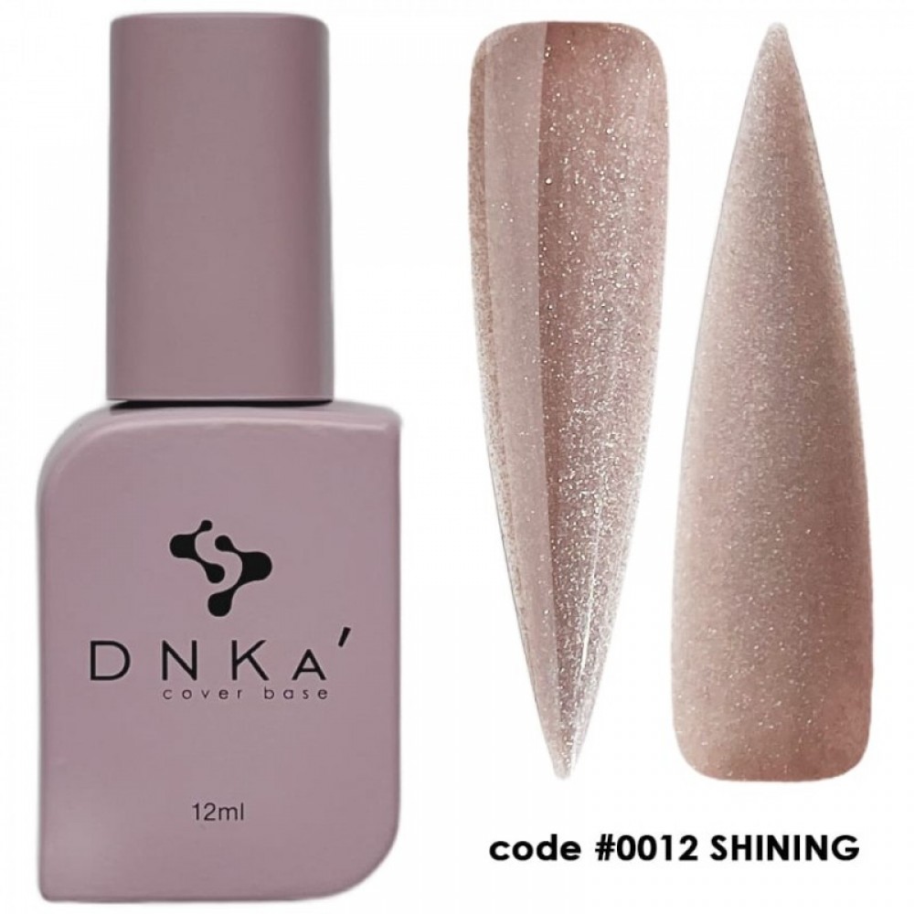 Камуфлирующая база DNKa Cover Base, 12 ml #0012 Shining