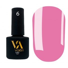 Гель-лак Valeri Color № 006 (бузково-рожевий, емаль), 6 мл