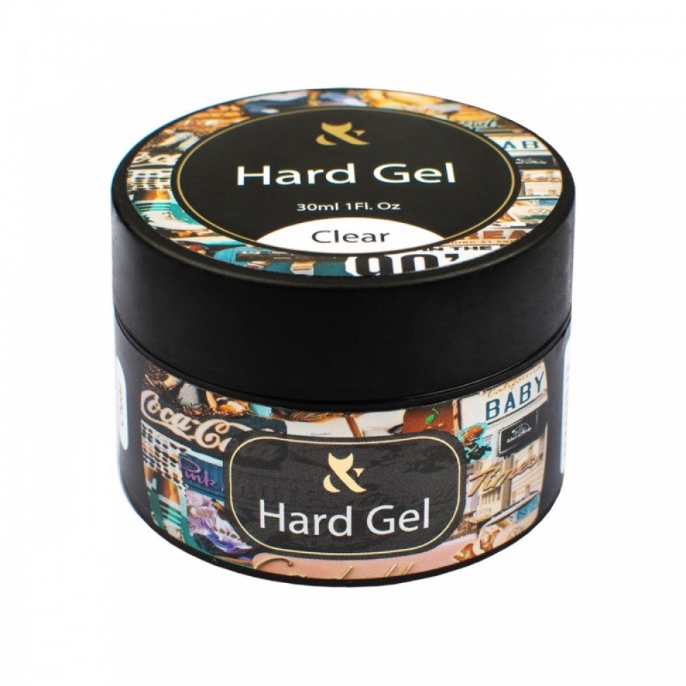 Гель для моделирования (прозрачный) F.O.X Hard gel Clear, 30 мл