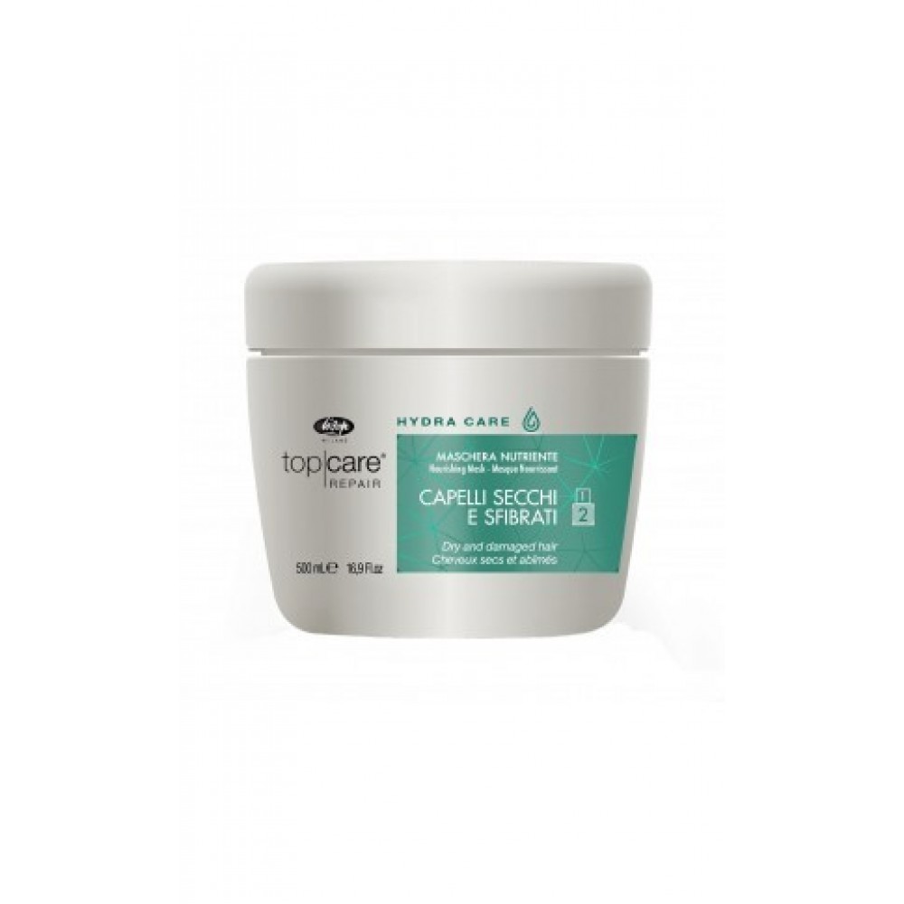 Интенсивная питающая маска для поврежденных волос Lisap Top Care Repair Hydra Care Nourish mask, 500 мл