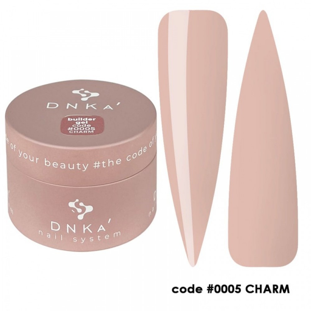Моделирующий гель Builder Gel DNKa #0005 Charm, 30 ml