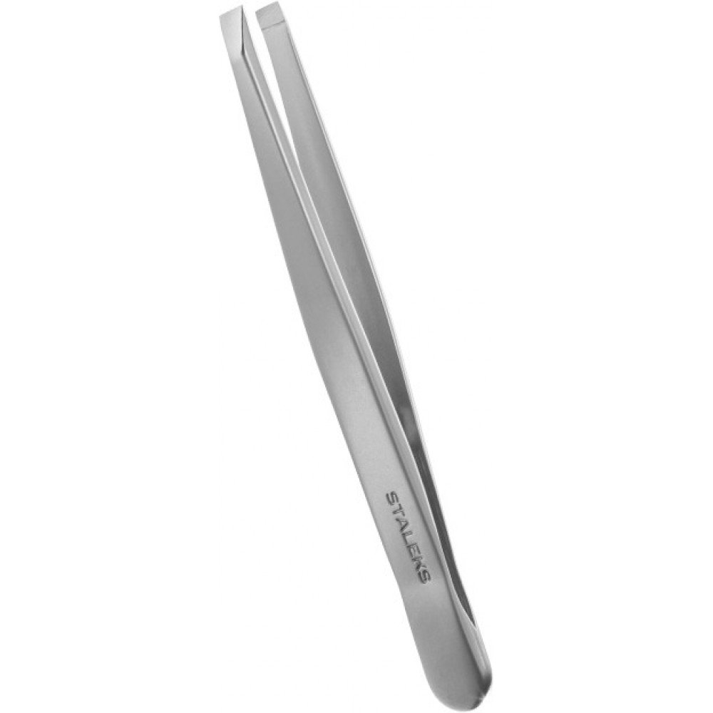 Пинцет для бровей STALEKS BEAUTY & CARE 10 TYPE 1 (широкие прямые кромки) TBC-10/1