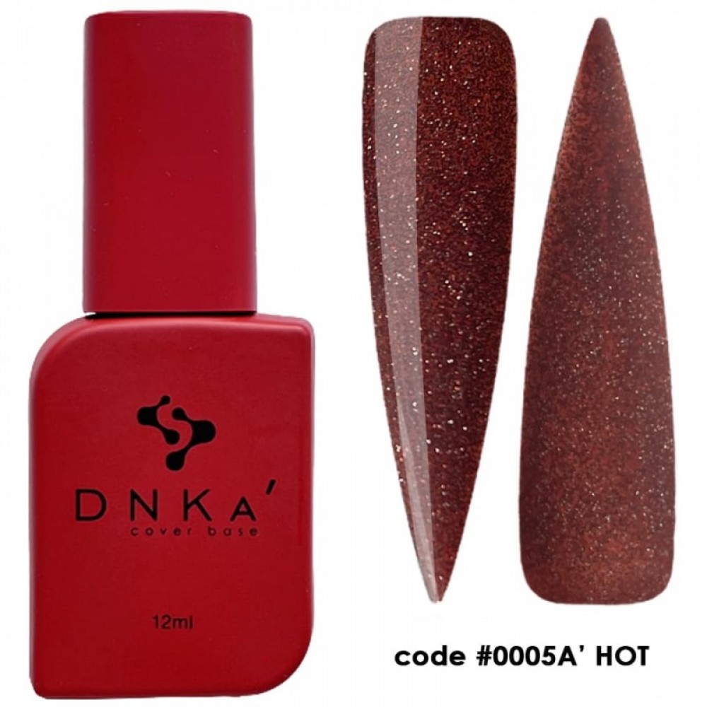 Камуфлирующая база DNKa Cover Base, 12 ml #0005A' Hot