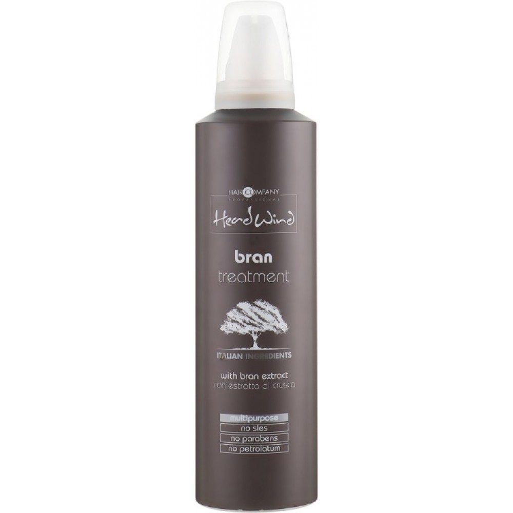 Мусс на основе рисовых отрубей HAIR COMPANY Head Wild Bran Treatment, 250 мл