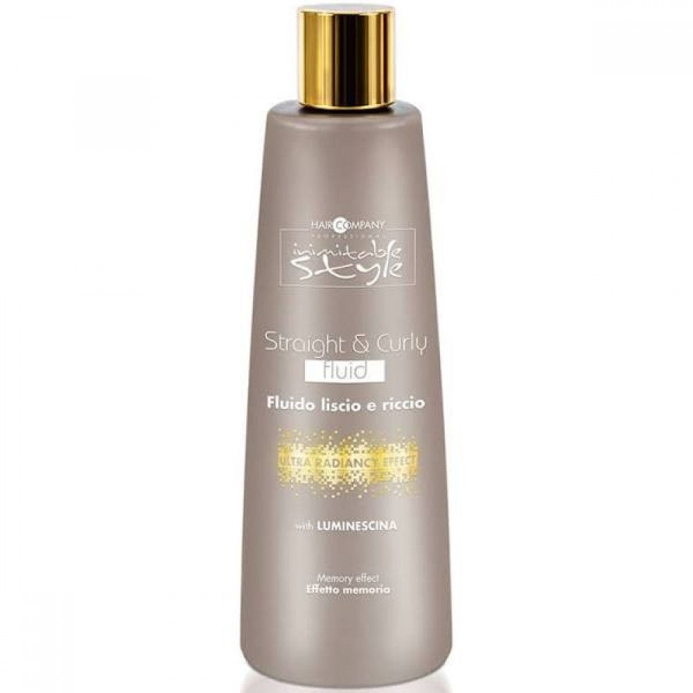 Флюид для укладки прямых и вьющихся волос Hair Company Inimitable Style, 200 мл