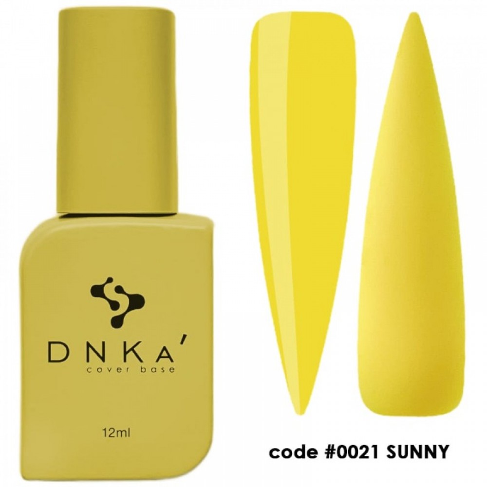 Камуфлирующая база DNKa Cover Base, 12 ml #0021 Sunny