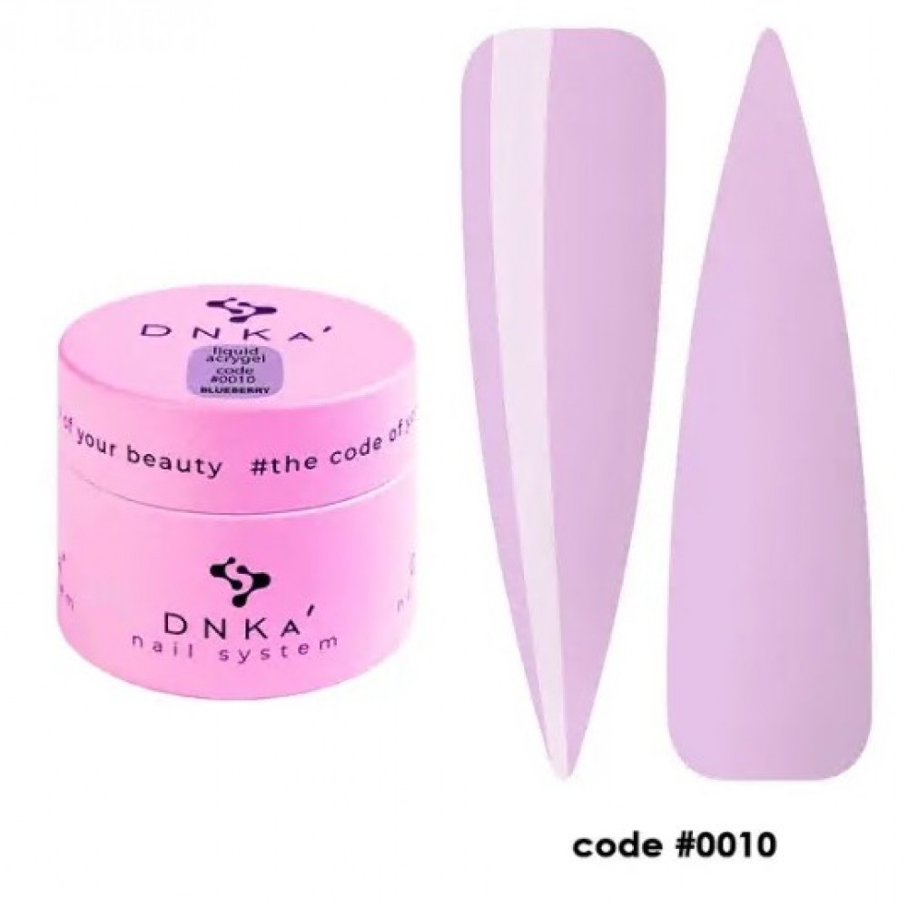 Жидкий гель в банке Liquid Acrygel DNKa, 15 ml #0010 Blueberry