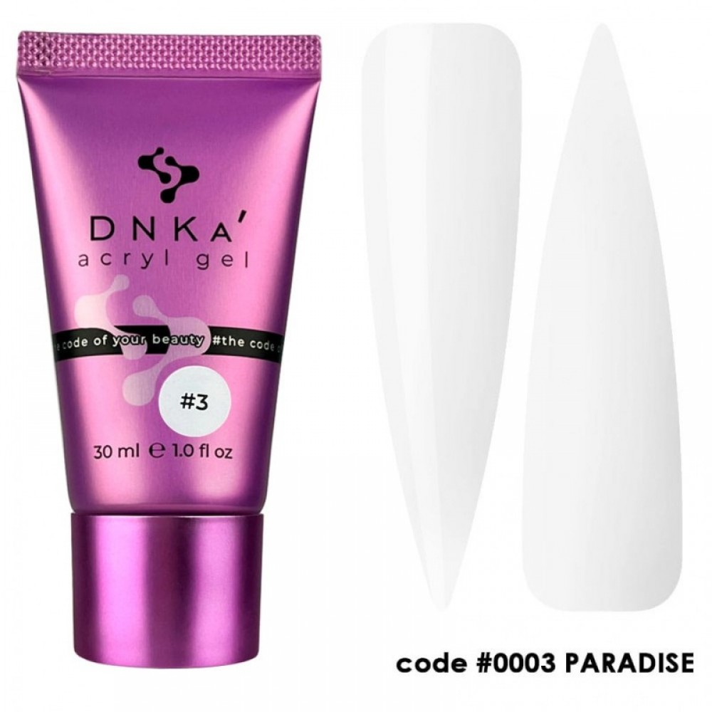 Акригель в тубе Acryl Gel (tube) DNKa #0003 Paradise, 30 ml