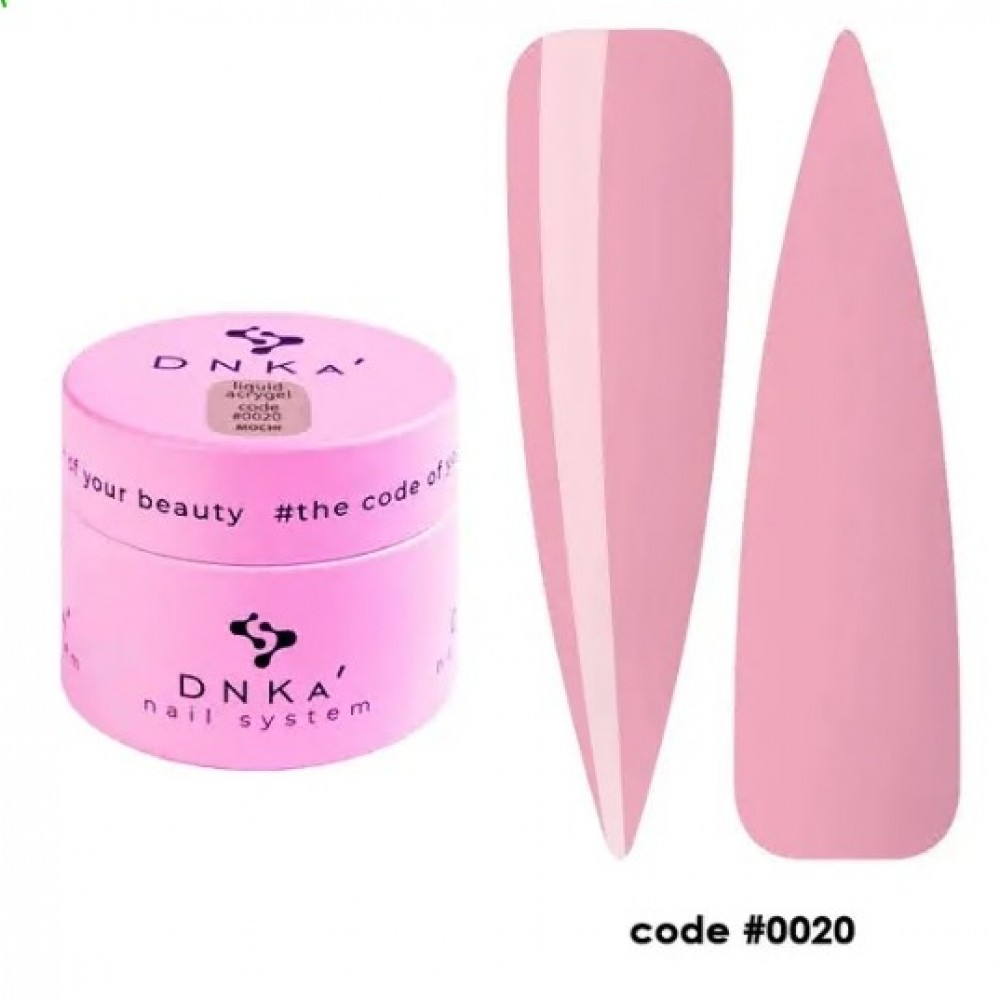 Жидкий гель в банке Liquid Acrygel DNKa, 15 ml #0020 Mochi
