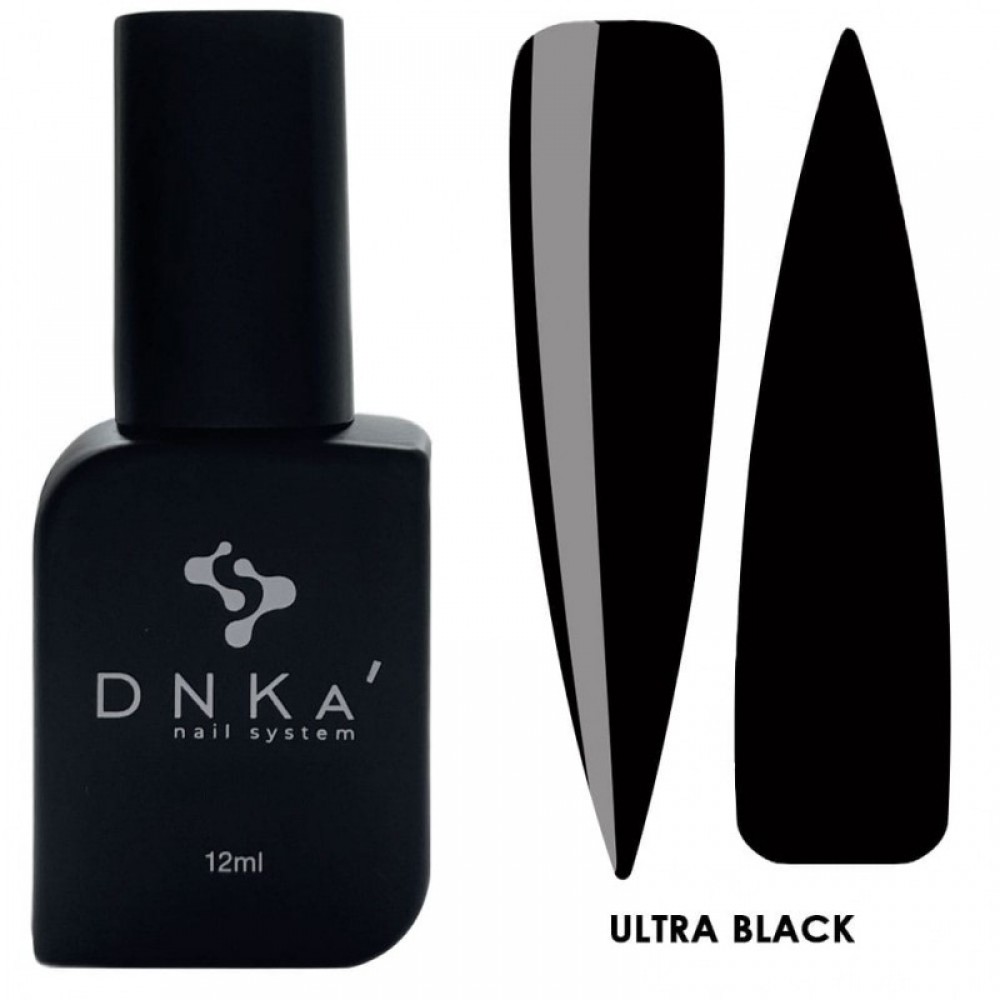 Гель-лак чёрный DNKa` Gel Polish, 12 ml ULTRA BLACK