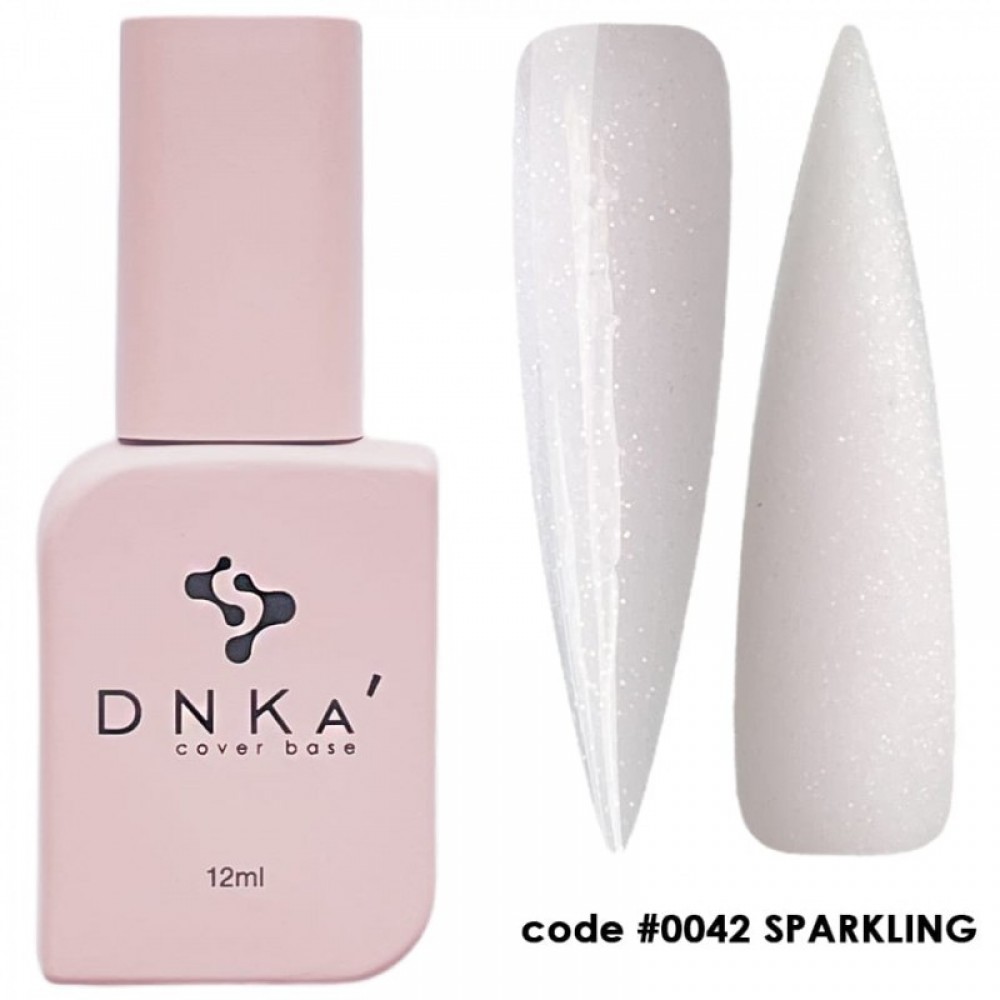 Камуфлирующая база DNKa Cover Base, 12 ml #0042 Sparkling