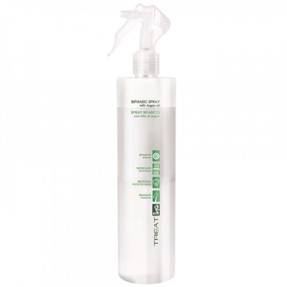 Двухфазный спрей с маслом арганы и UV-фильтрами Biphasic Spray ING, 500 мл