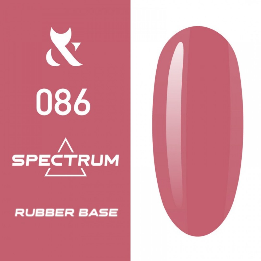 Каучуковая база для гель-лака F.O.X Spectrum Rubber Base 086, 14 мл