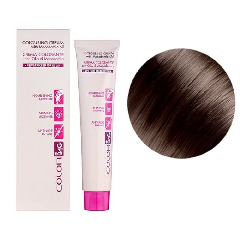 Крем-краска для волос ING Professional Colouring Cream with Macadamia oil 7.32 русый бежевый, 60 мл