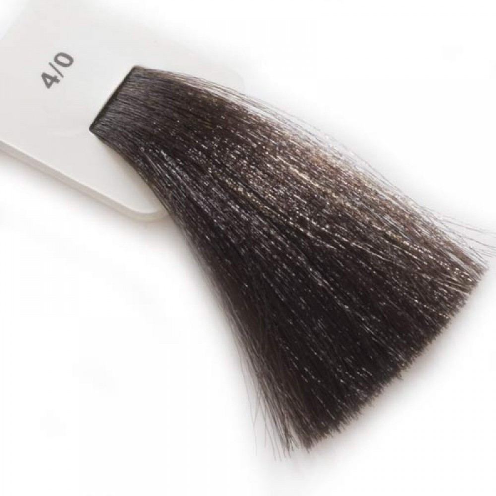 Крем-краска для волос Lisap LK Creamcolor OPC 4/0 шатен, 100 мл