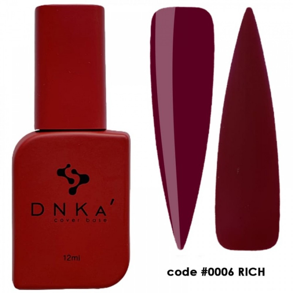 Камуфлирующая база DNKa Cover Base, 12 ml #0006 Rich