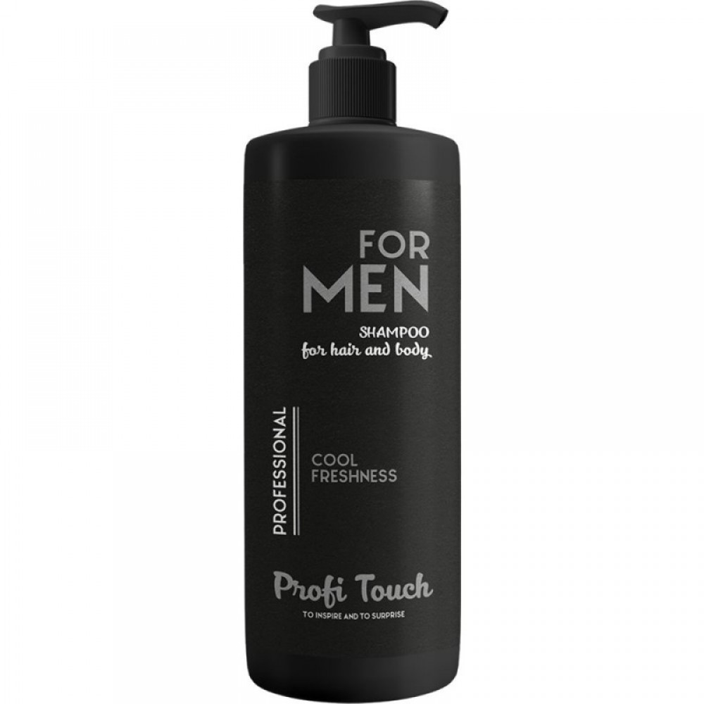 Шампунь мужской для тела и волос for MEN Profi Touch, 1000 мл