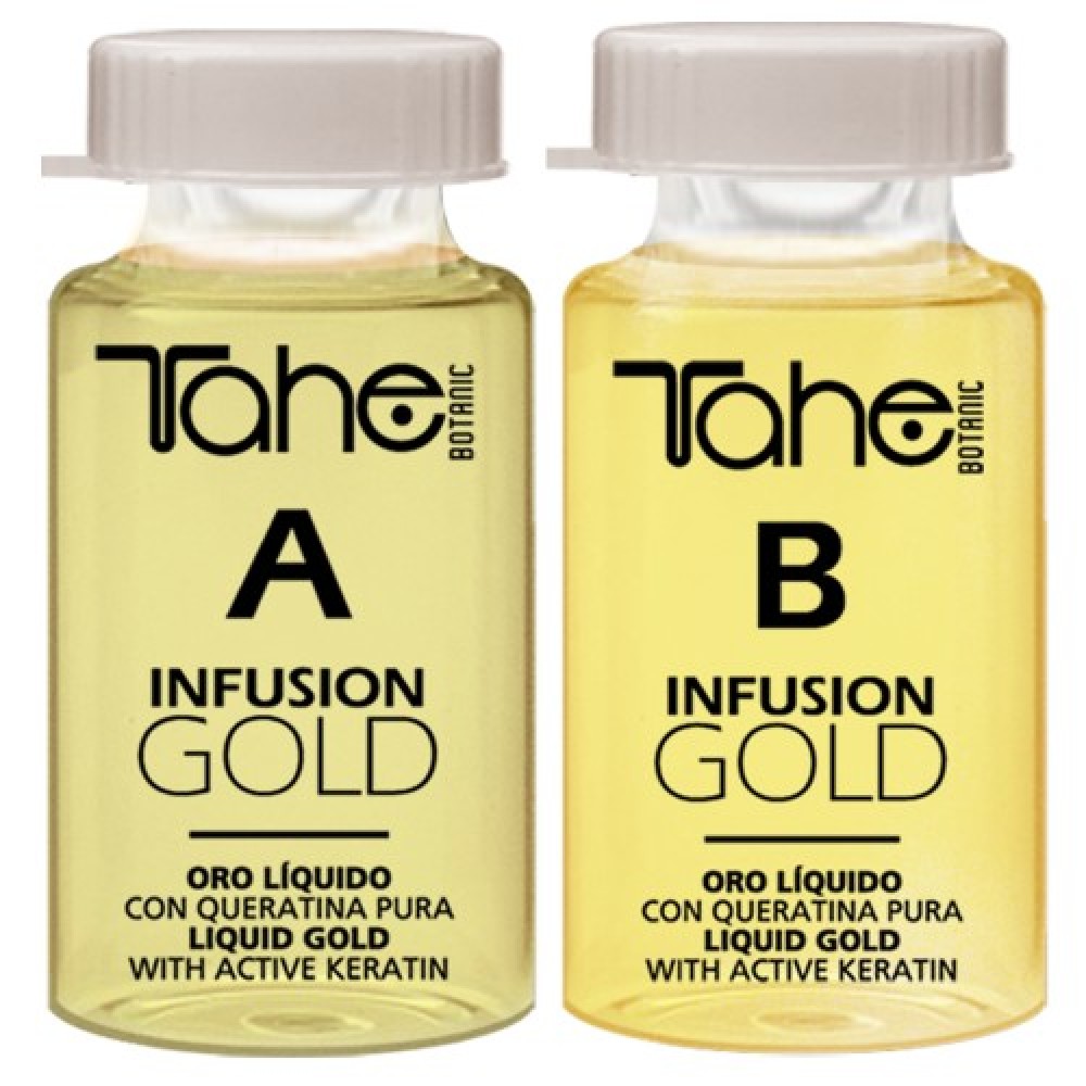Эмульсия с кератином TAHE Botanic Acabado-infusin gold (2*10 мл)