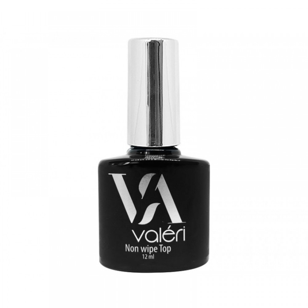 Топ для гель-лака без липкого слоя Valeri Top Non Wipe No UV-filters без УФ фильтра, 12 мл