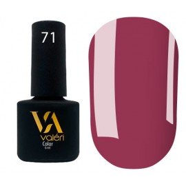 Гель-лак Valeri Color №071 (темно-рожевий, емаль), 6 мл