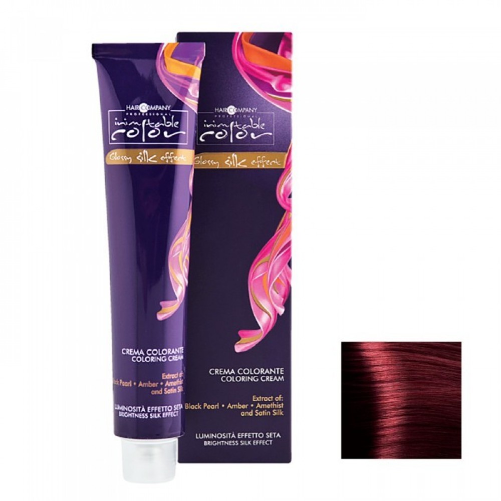 Крем- краска для волос HAIR COMPANY Inimitable Color 6.6 Темно-русый красный, 100 мл
