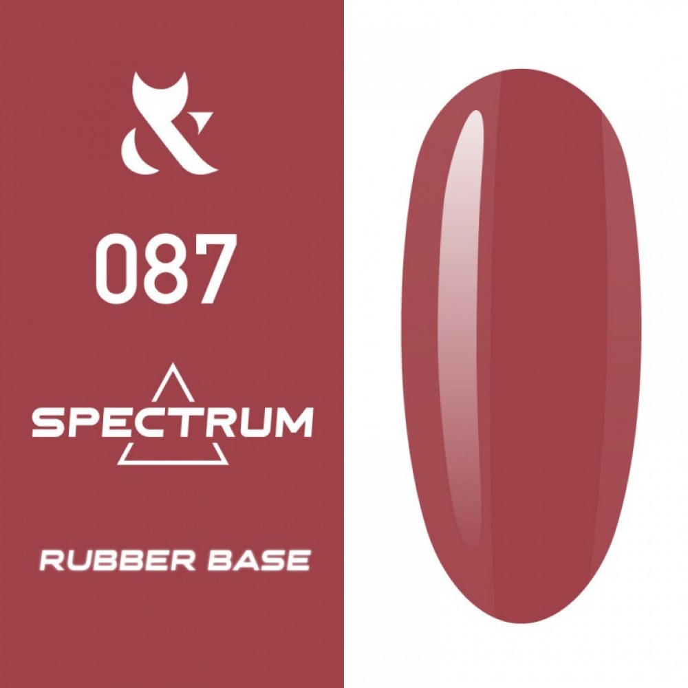 Каучуковая база для гель-лака F.O.X Spectrum Rubber Base 087, 14 мл