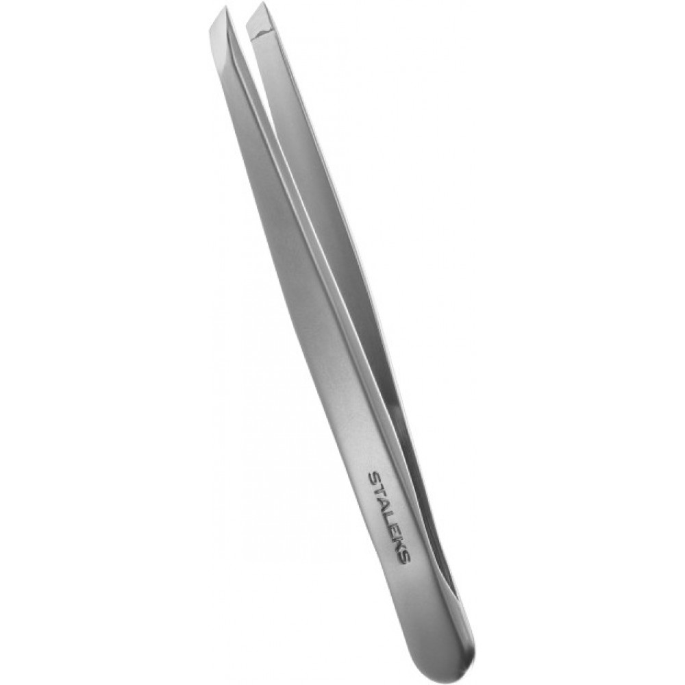 Пинцет для бровей STALEKS BEAUTY & CARE 10 TYPE 3 (широкие скошенные кромки) TBC-10/3