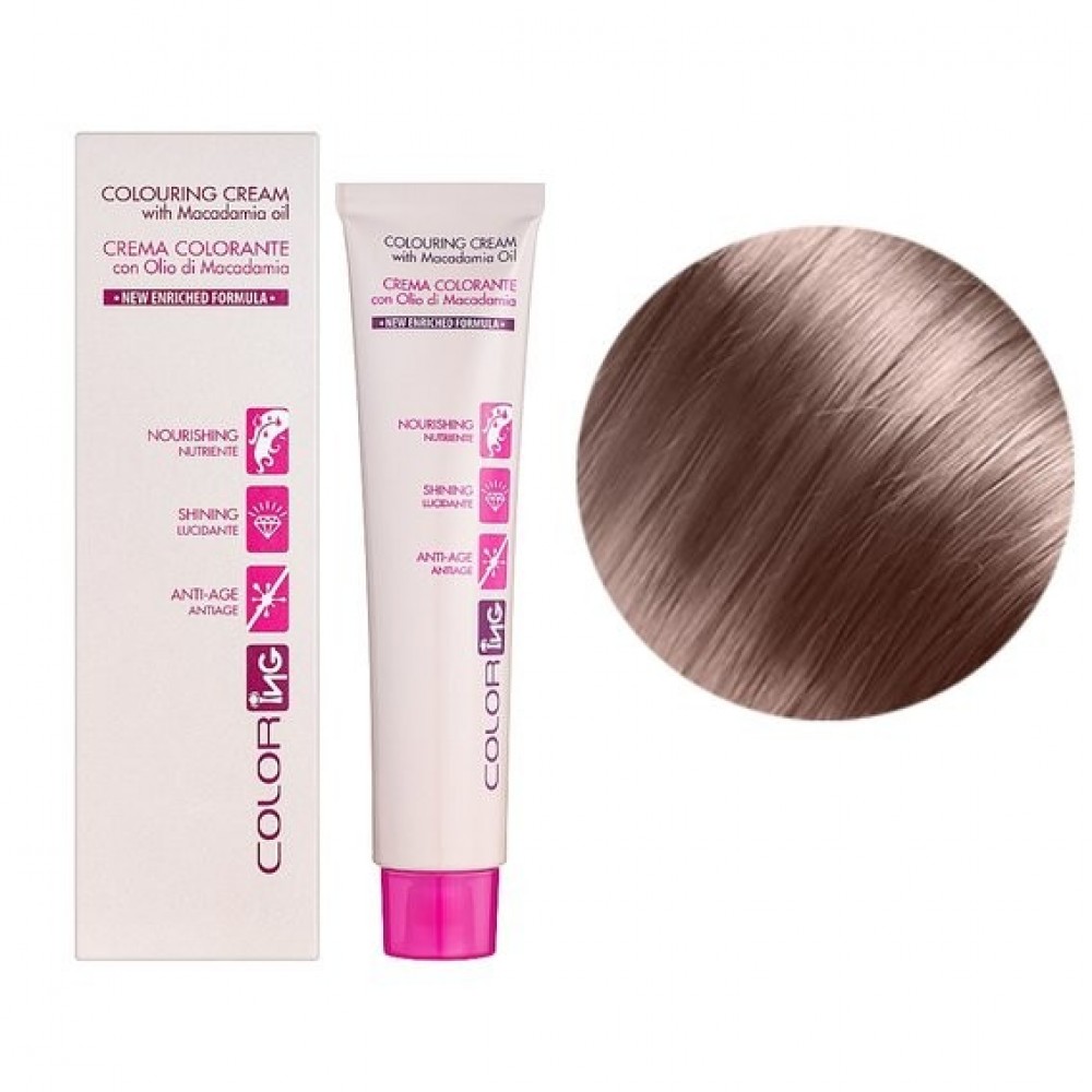 Крем-краска для волос ING Professional Colouring Cream with Macadamia oil 9.1 экстра светлый блондин пепельный, 60 мл
