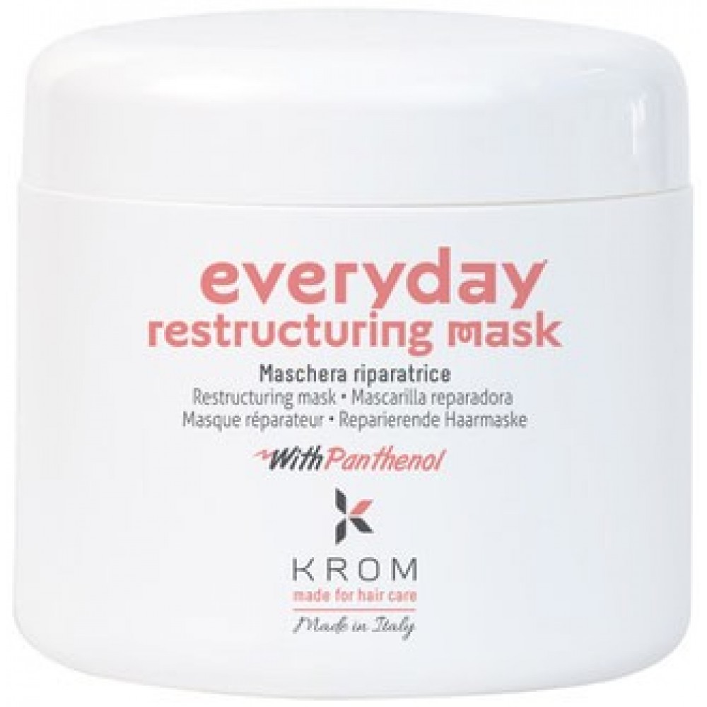 Маска для волосся KROM EVERYDAY для щоденного догляду з пантенолом, 500 мл