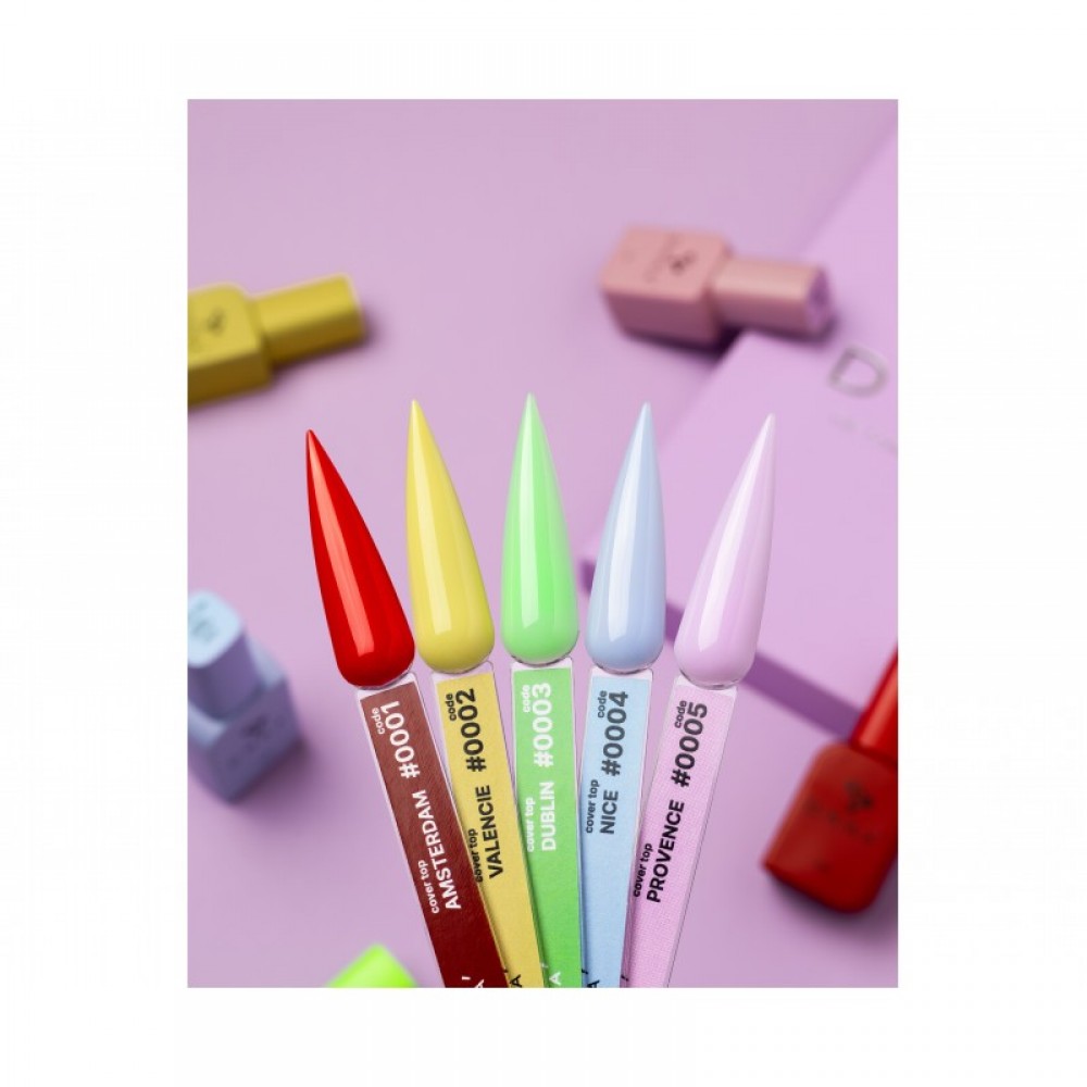 Цветной топ Cover Top DNKa, 12 ml #0001 Amsterdam